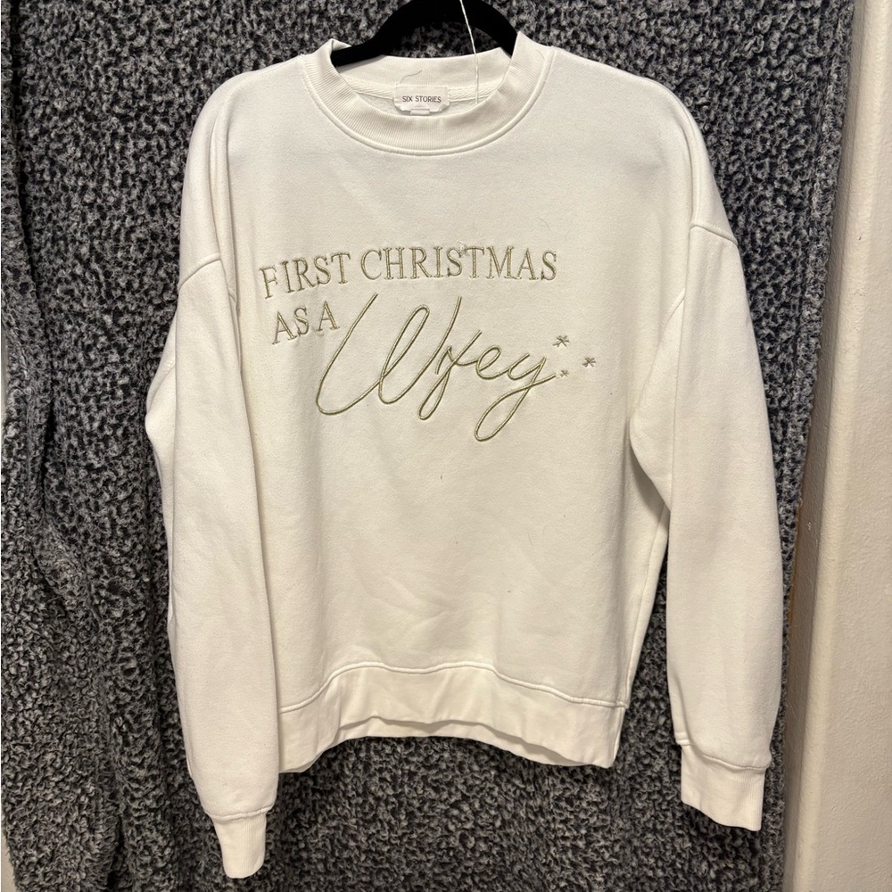 'First Christmas as a Wifey' Sweater